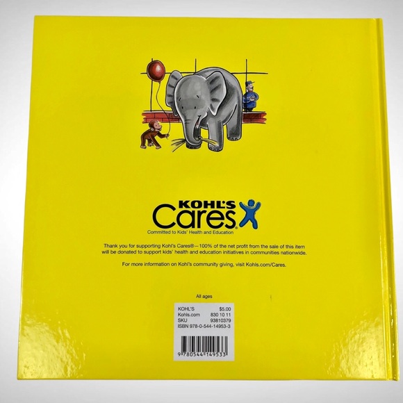 Lot 4 KOHL'S CARES Curious George & Pout Pout Fish Story Books Hardback - Picture 7 of 9